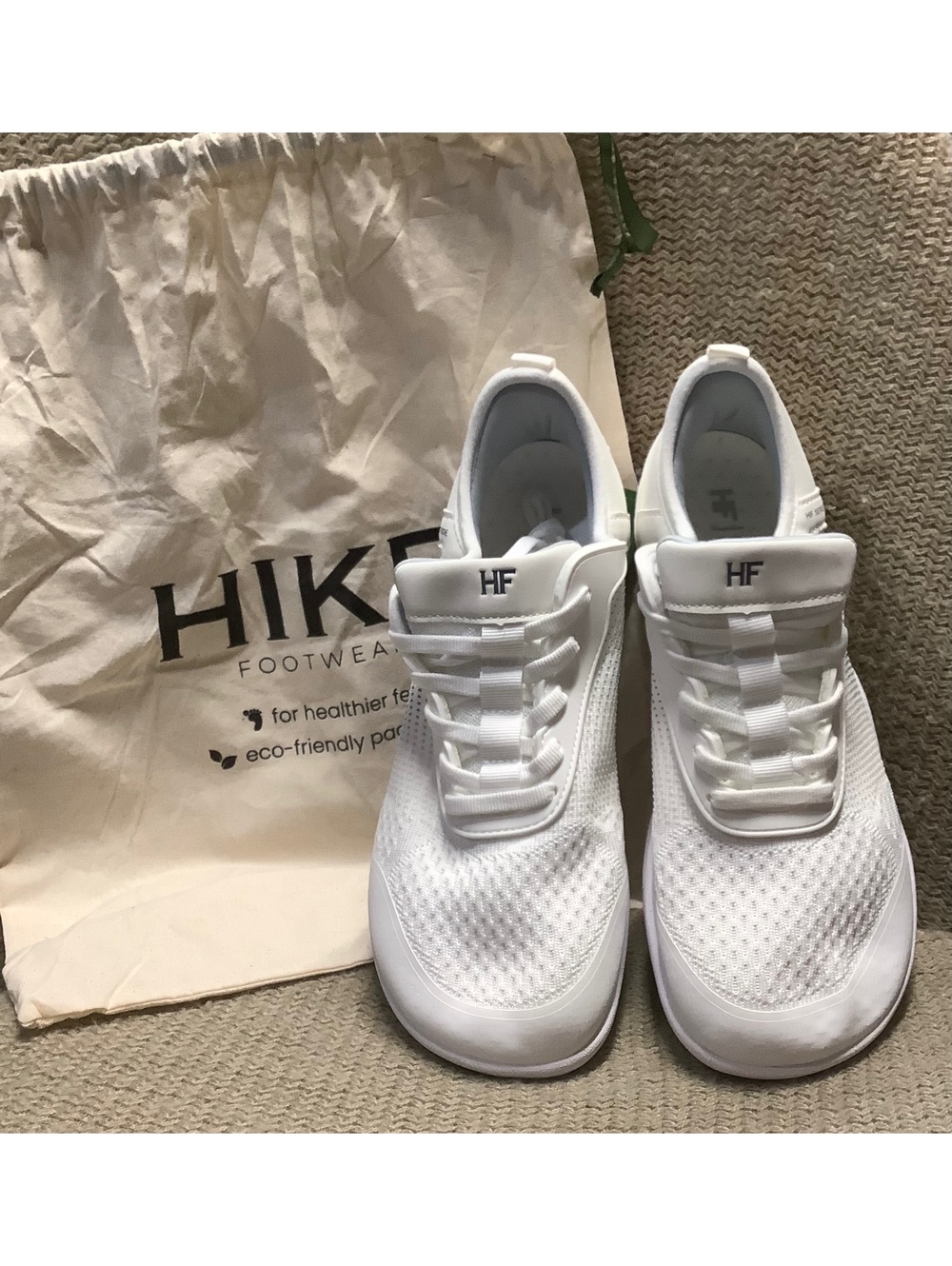 New HIKE Stride Footwear Women’s  Healthy Freedom White & Grey Size 9 - 9.5